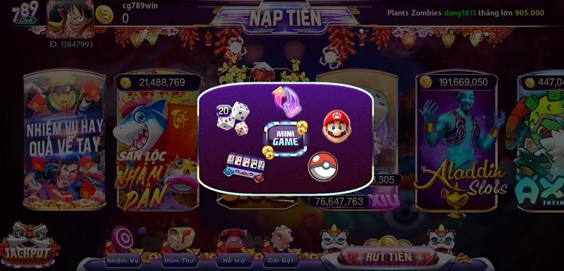 Game Minigame 789 Club hiện đang là hiện tượng giải trí cực hot