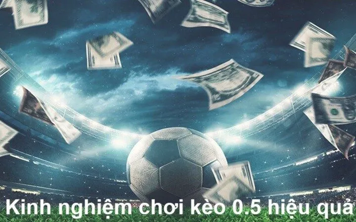 Kinh nghiệm cược kèo 0.5 hiệu quả từ cao thủ